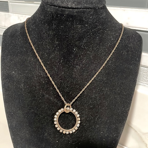 LIZ PALACIOS HALO SWAROVSKY NECKLACE. - Picture 3 of 10